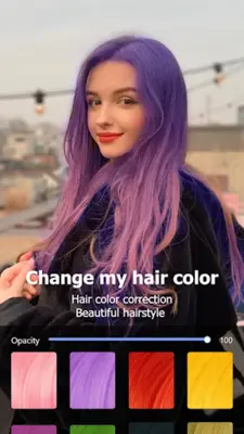 Change my hair color android App screenshot 7